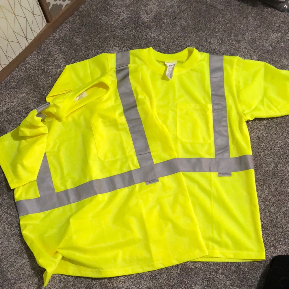 Mens High Visibility Work T-Shirts